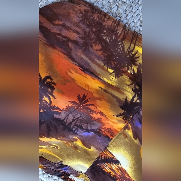 🌴 Vintage 1960's Termini California Wrap Around Shorts Floral Size S - Picture 4 of 7